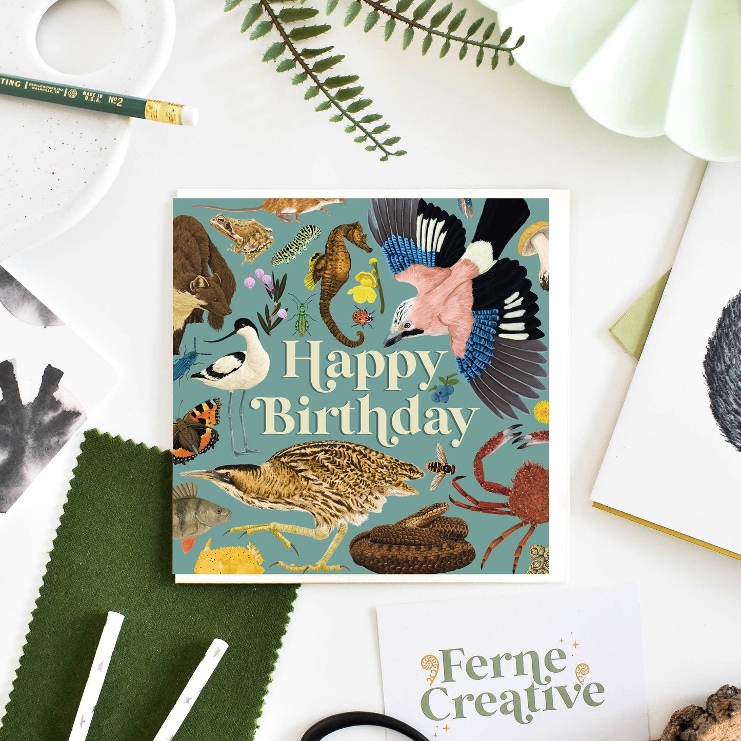 'Happy Birthday' Greeting Card